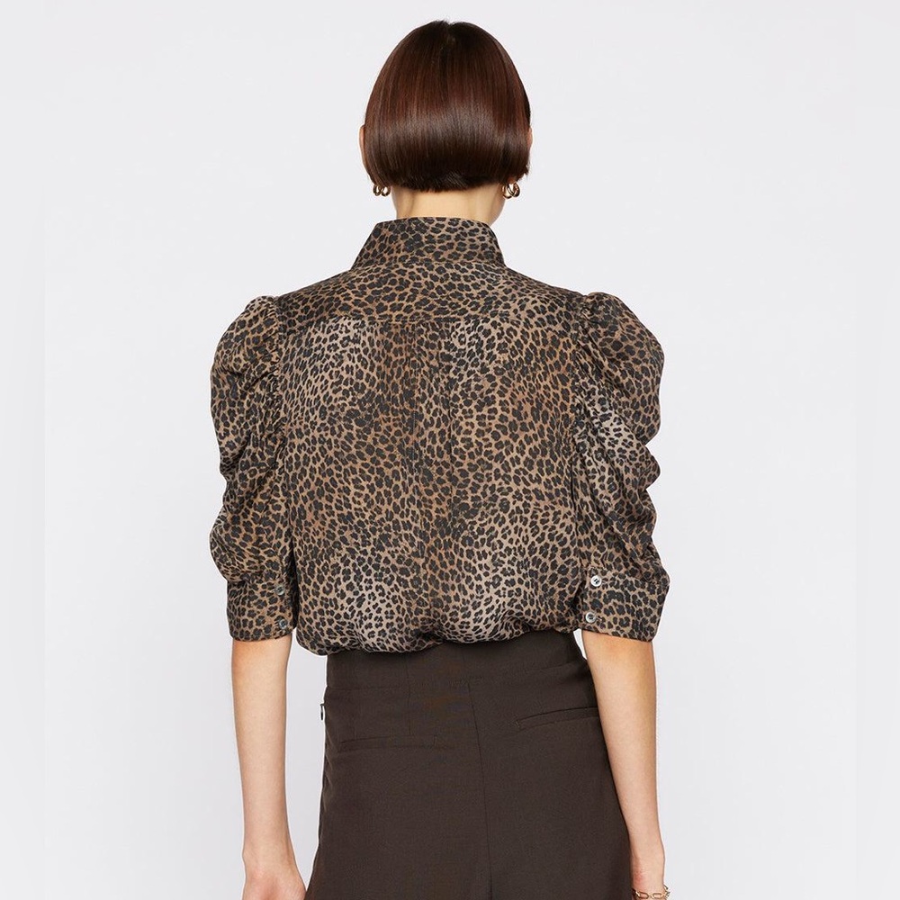Frame Denim silk Gillian top S - Picture 5 of 10